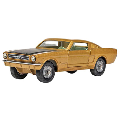 フォード マスタング ファストバック クーペ ゴールド ブラック Corgi 1/46