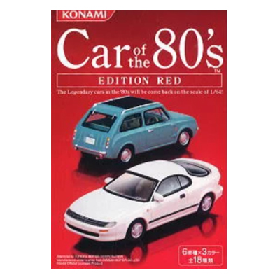 トヨタ マークⅡ ホワイト Car of the 80’s EDITION RED コナミ 1/64