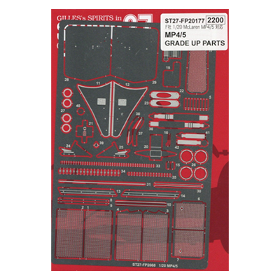 1/20 MP4/5 Upgrade Parts for FUJIMI スタジオ27