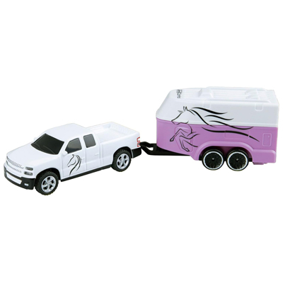 Mini RC Car with Horse Trailer レベル Revell