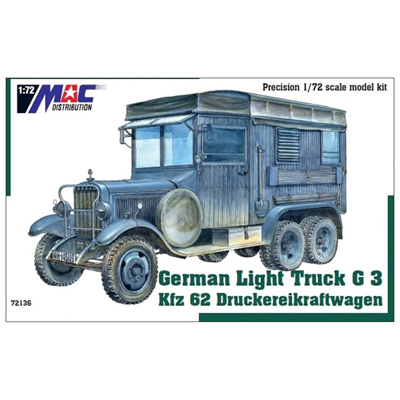 メルセデスベンツ G3 Kfz62 野戦印刷車 マックディストリビューション 1/72