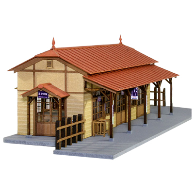小型木造駅舎 故郷の駅 ストラクチャーキット No.523 Ms+ エムズコレクション 1/80