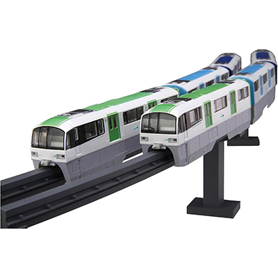 東京モノレール 2000形 新塗装 6両編成ディスプレイモデル 未塗装キット フジミ模型 1/150