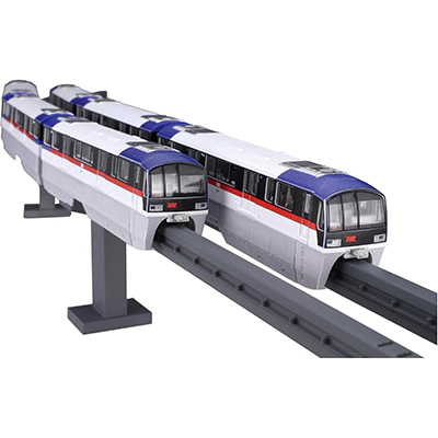 東京モノレール 2000形 旧塗装 6両編成ディスプレイモデル 未塗装キット フジミ模型 1/150