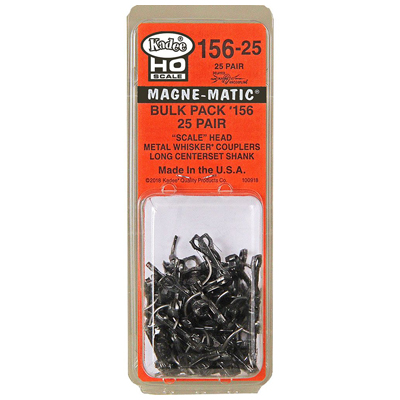 Magne-Matic カプラー 156-25 バルクパック 25ペア ケーディー HO
