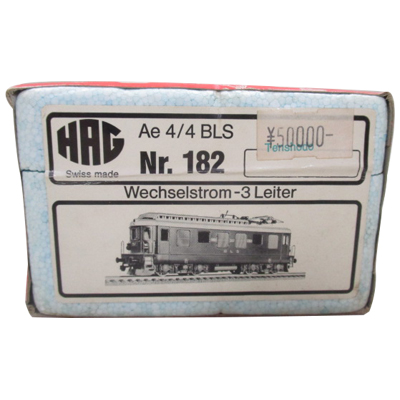 Ae 4/4 BLS Nr.182 Wechselstorm-3Leiter ハグ