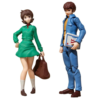 アムロ・レイ＆フラウ・ボゥ 地球連邦軍 07 G.M.G. 機動戦士ガンダム メガハウス