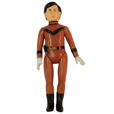 MAT隊員 帰ってきたウルトラマン ブルマァク 約28cm ソフビ 当時物