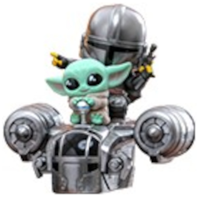 マンダロリアン＆グローグー＆レイザー・クレスト DXビークル トイサピエンス限定 コスビ