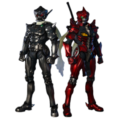 強化外骨格・零&覚醒式強化外骨格・雷電 MANGA REALIZATION 覚悟のススメ バンダイ