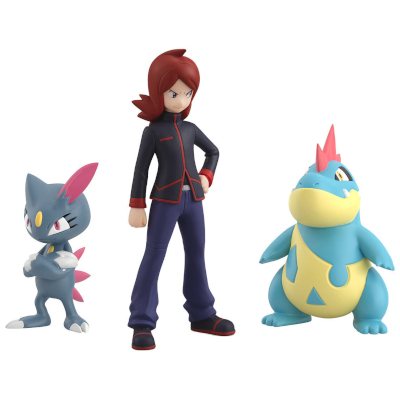 ジョウト地方 シルバー＆アリゲイツ＆ニューラ PB・ポケモンセンター限定 ポケモンスケールワールド