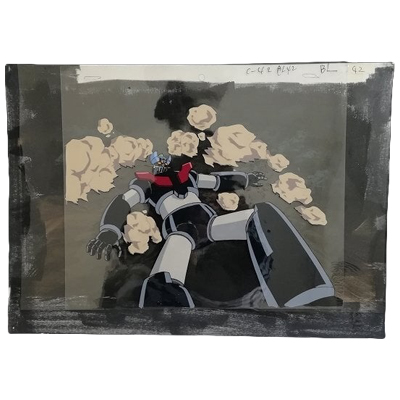 OVAマジンカイザー セル画 背景 レイアウトコピー付き