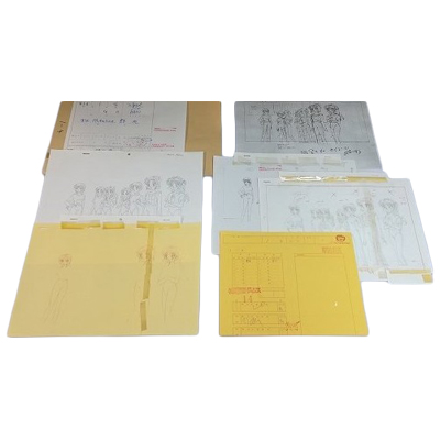 神風怪盗ジャンヌ 原画 動画 レイアウト タイムシートほか