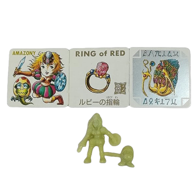 アマゾニィ ドラゴンエッグ ネクロスの要塞 第6弾 キャラクター6 ルビーの指輪 MAGIC-1 護身の呪文