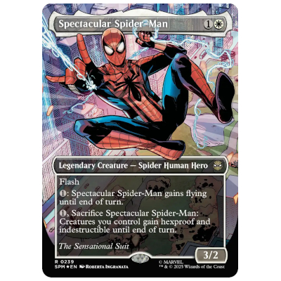 スペクタキュラー・スパイダーマン Sensational ボーダーレス テクスチャー・Foil EN