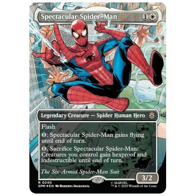 スペクタキュラー・スパイダーマン Six Arms ボーダーレス テクスチャー・Foil SPN★EN