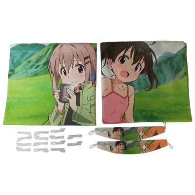 あおい＆ひなた 描き下ろしカーテン 遮光タイプ ヤマノススメ セカンドシーズン カーテン魂