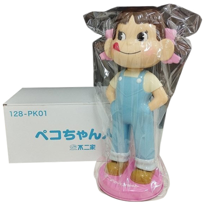 首ふりペコちゃん人形 スカイブルー 当選品 128-PK01 不二家