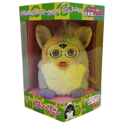 おしゃべり天才ペット! ファービー タイダイ 日本語版 トミー