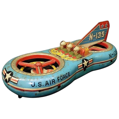 U.S.AIR FORCE N-135 ブリキ フリクション アサヒ玩具