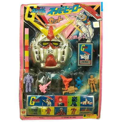スーパーヒーローセット おめん付き 機動戦士ガンダム クローバー