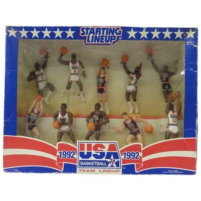 1992 USA バスケットボールチーム LINEUP STARTING LINEUP ケナー
