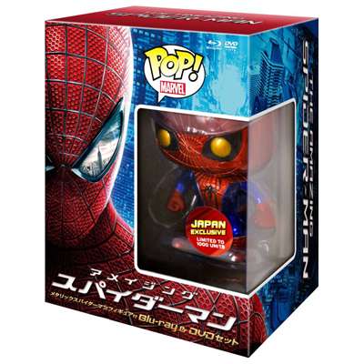 アメイジング・スパイダーマン POP!メタリックスパイダーマンフィギュア付きブルーレイ＆DVDセット