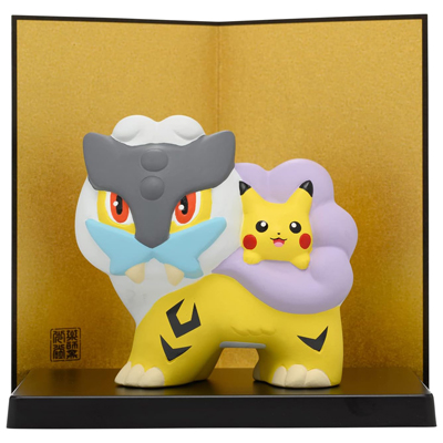 陶飾り ピカチュウとライコウ ポケモンセンターオリジナル ポケットモンスター