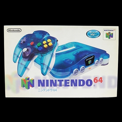 ニンテンドウ64 クリアブルー 任天堂