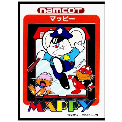 マッピー 再販版 ハードケース ファミリーコンピュータ ナムコ