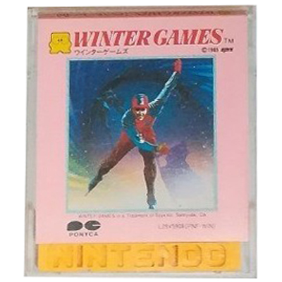 ウィンターゲームズ ファミコン ディスクシステム ポニーキャニオン