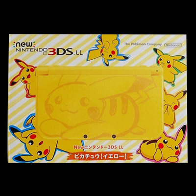 New 3DS LL ピカチュウ イエロー 任天堂