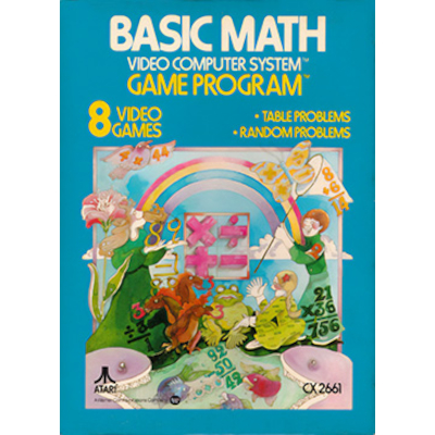 算数教室 Basic Math Atari2600 アタリ エポック