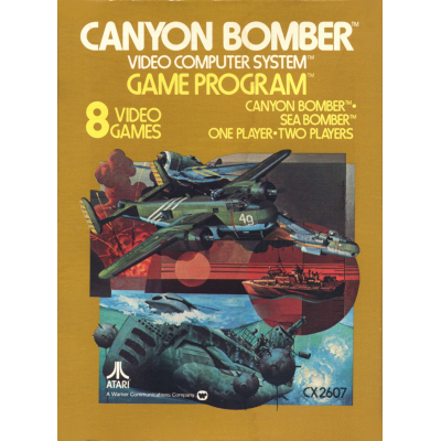 大爆撃 Canyon Bomber Atari2600 アタリ エポック