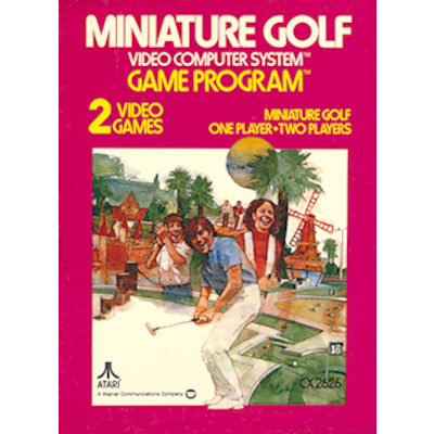ミニチュアゴルフ Miniature Golf Atari2600 アタリ エポック