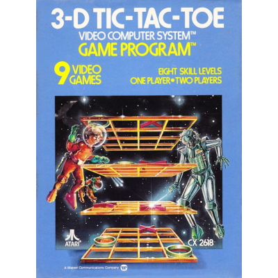 3-D Tic-Tac-Toe Atari2600 アタリ