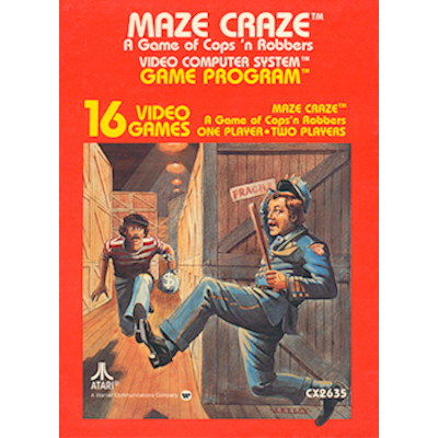 Maze Craze: A Game of Cops and Robbers Atari2600 アタリ