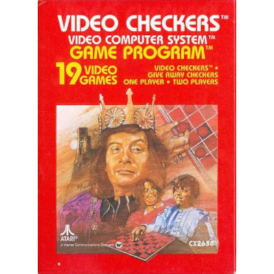 Video Checkers Atari2600 アタリ