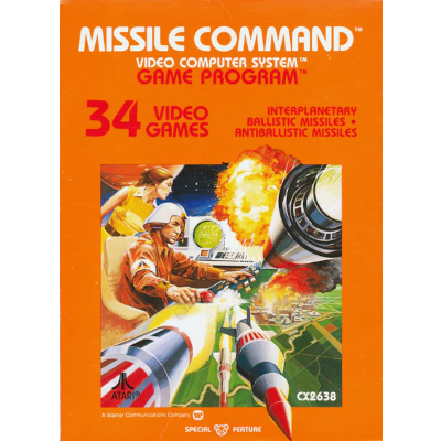 Missile Command Atari2600 アタリ
