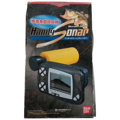 携帯魚群探知機 ハンディソナー ワンダースワン バンダイ