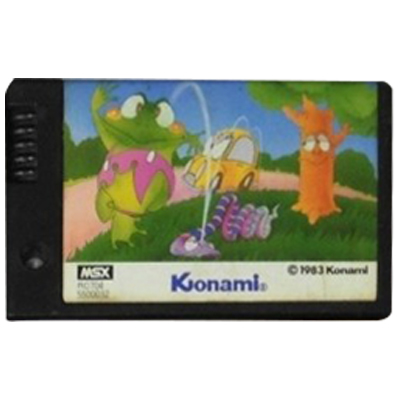 フロッガー FROGGER MSX1 ROMカートリッジ コナミ