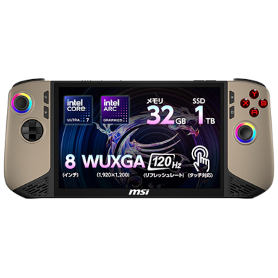 Claw-8-AI+A2VM-201JP ポータブルゲーミングPC MSI