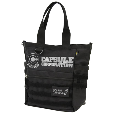 カプセルコーポレーション ファンクショナルトートバッグ BLACK ドラゴンボール コスパ