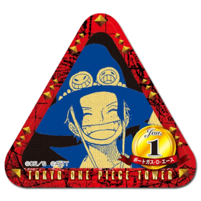 ポートガス・D・エース トンガリバースディ缶バッジ 原作イラストver 麦わらストア