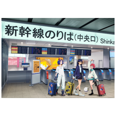機動戦士ガンダム GQuuuuuuX JR東海 第3弾 キービジュアルアクリルパネル
