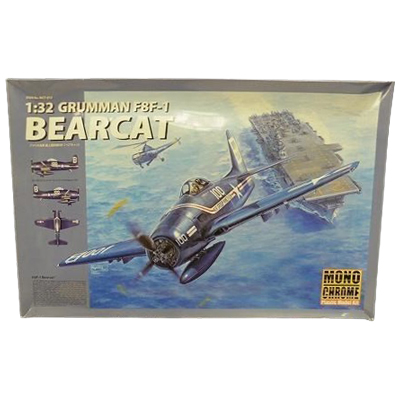 アメリカ海軍 艦上戦闘機 F8F-1 ベアキャット モノクローム 1/32