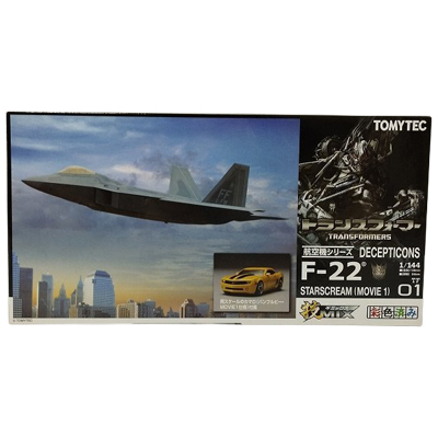 F-22 STARSCREAM (MOVIE 1) TF01 技MIX 航空機シリーズ 1/144