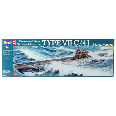Uボート Type VII C/41 アトランティックVer. 05100 レベル 1/144