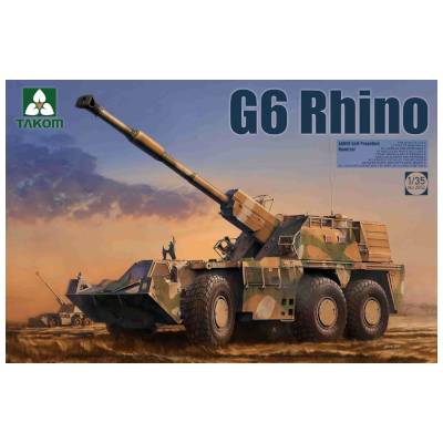 南アフリカ軍 155mm自走榴弾砲 G6 ライノ タコム 1/35