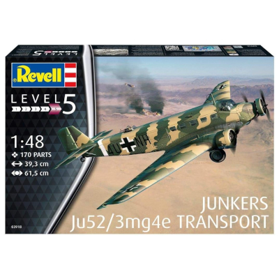 ユンカース Ju52/3mg4e TRANSPORT 03918 レベル 1/48